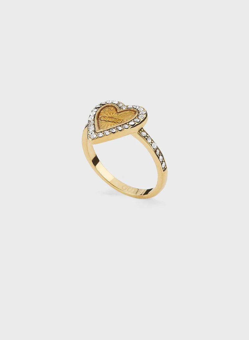 GUESS Heart Ring