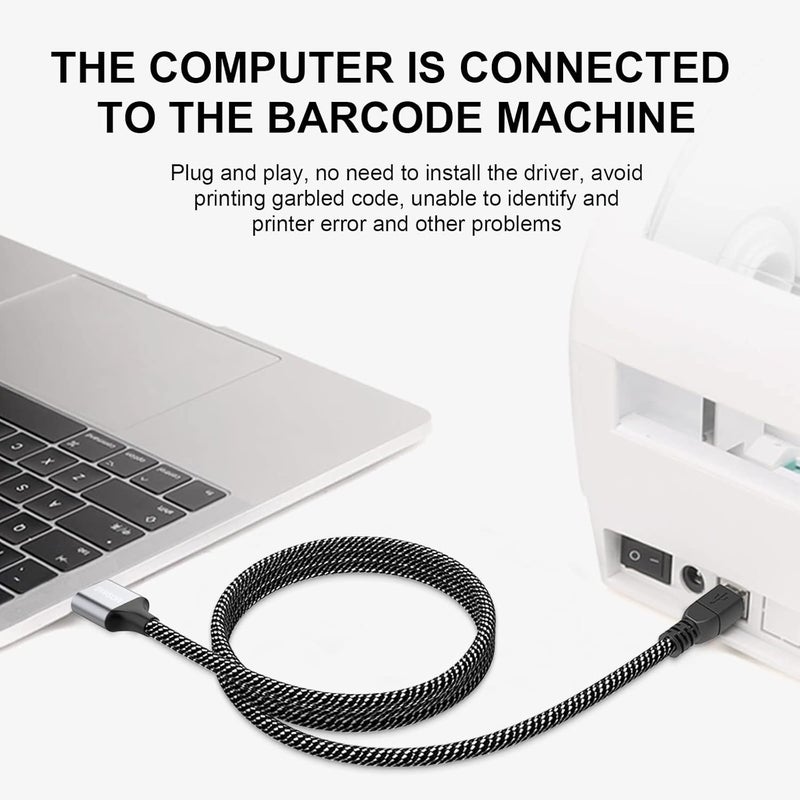 Global upgraded practical design Printer Cable, USB Type A to Type B Durable USB Printer Cord High Speed Printer Cable for HP, Canon, Dell, Epson, Lexmark, Xerox, Brother, Samsung and More Diverse purchase options - Image 5