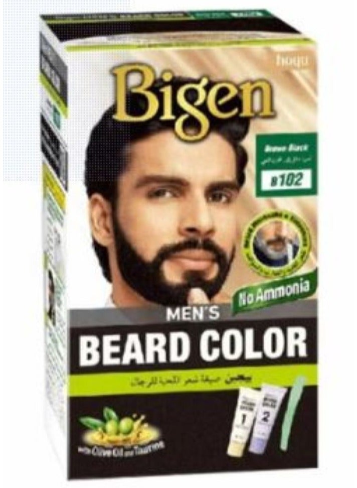 بايجن صبغة شعر اللحية للرجال بني اسود B102 من بيجن - Image 1