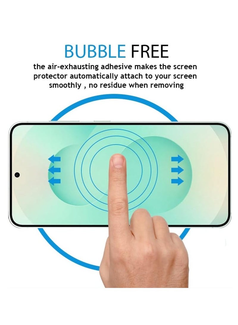 MIGOFAST Screen protector compatible with Samsung Galaxy S25+  Samsung Galaxy S25 Plus Screen Protector Tempered Glass  HD Full Coverage Easy Installation Touch Sensitive Anti Shatter - Image 3