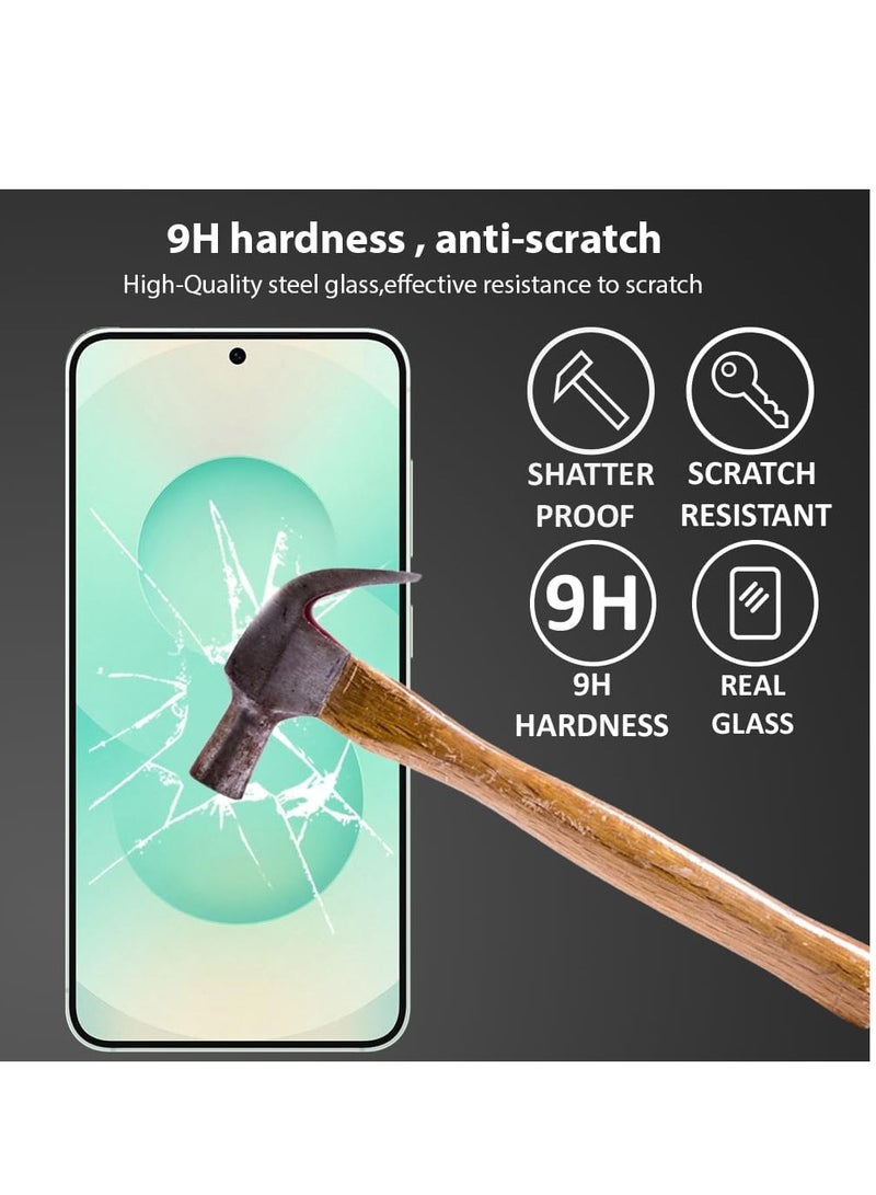 MIGOFAST Screen protector compatible with Samsung Galaxy S25+  Samsung Galaxy S25 Plus Screen Protector Tempered Glass  HD Full Coverage Easy Installation Touch Sensitive Anti Shatter - Image 5