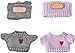 SHUOXUKE 2 Sets for Clothes 17cm15cm Outfits 4 Pieces Accessories Handcrafted Crochet Doll Clothes for Fashion Designer Ropa Collection with Hats Sweater PurpleGrey - Image 4