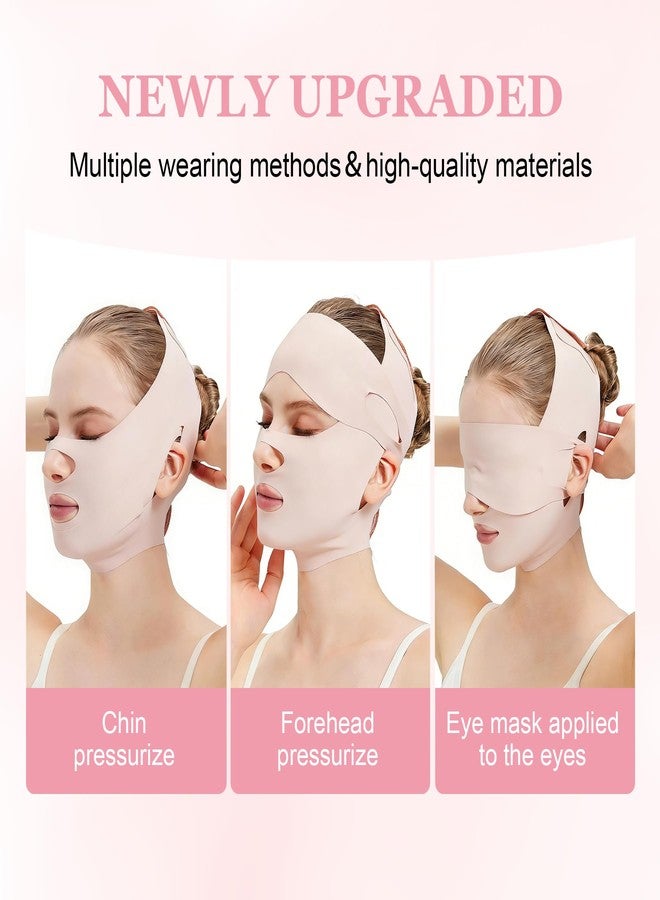 Face Strap Forehead Lift Bandage, V Line Lifting Mask Chin Up Vshaped Face Belt, Double Chin Reducer Chin Strap For Sleeping - Image 3