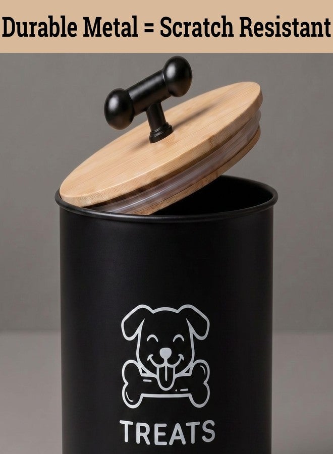 HB Design Co. Dog Treat Container Airtight, 4.6"W x 6"H, Powder Coated, 6 Cup Capacity - Image 5