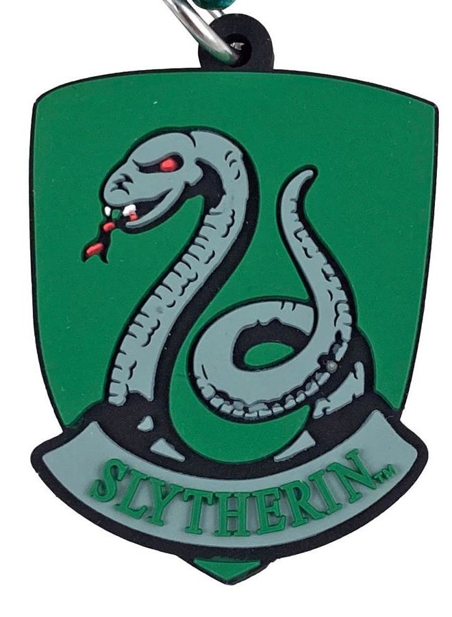 Loungefly Harry Potter Slytherin Plaid Lanyard with Charm - Image 3