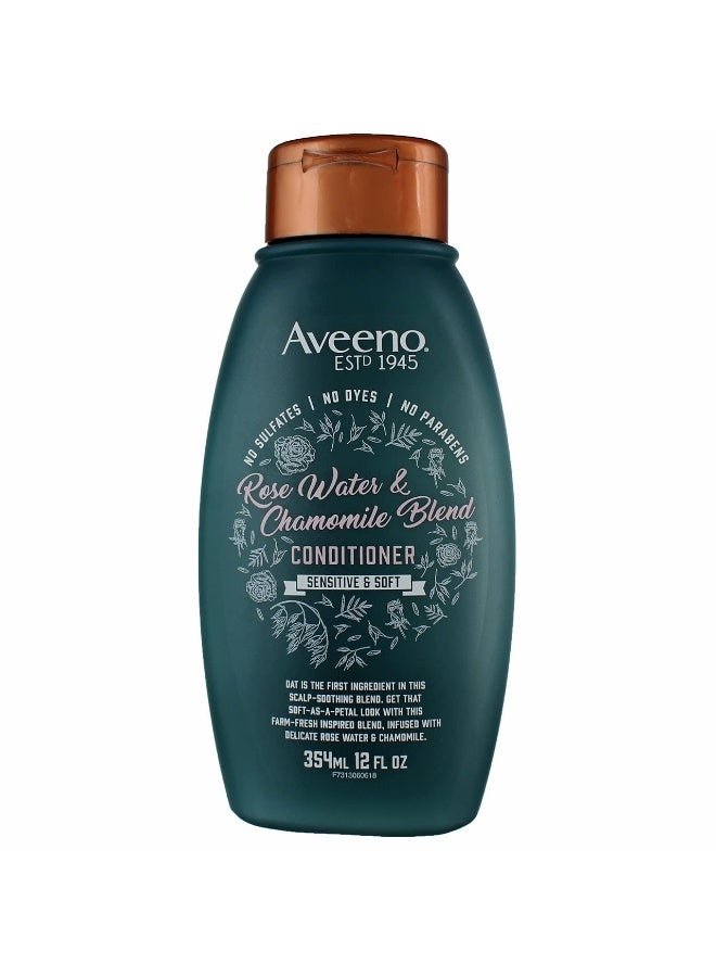 Aveeno Rose Water and Chamomile Blend Conditioner 354 ml - Image 1
