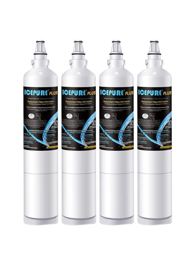 ICEPURE LT600P Replacement for Refrigerator Water Filter, Compatible LG LT600P, 5231JA2006A, 5231JA2006B, KENMORE 46-9990, 9990, 469990, RWF1000A 4 PACK - Image 1