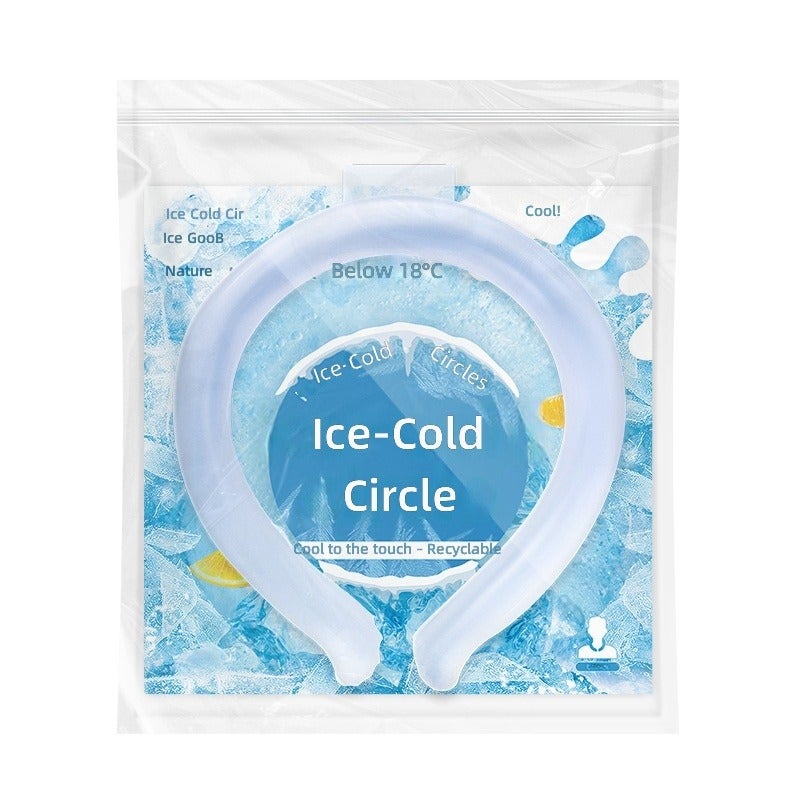 Summer Cooling Ice Ring - Portable Neck Cooler for Outdoor Sports