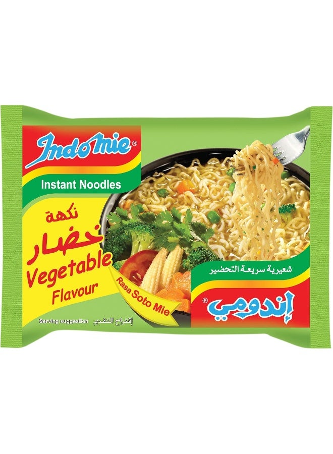 Indomie نودلز إندومي سوتو الفورية، بنكهة الخضار مع مسحوق التوابل والصلصة (عبوة من 5 - 75 جرام لكل منها) - Image 2