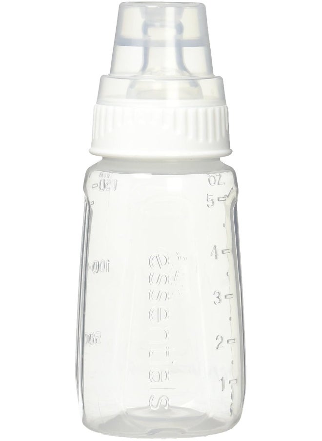 NUK NUK Gerber First Essentials Clear View Silicone Bottle, Slow Flow, 5 Ounce  - Image 1