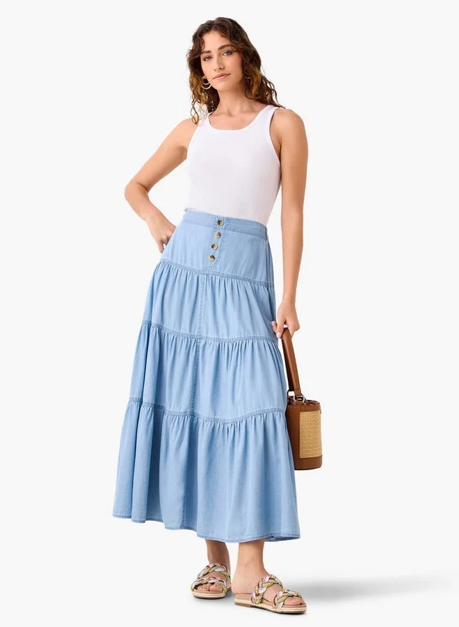 Splash FAV Ribbed Sleeveless Tank Top with Scoop Neck