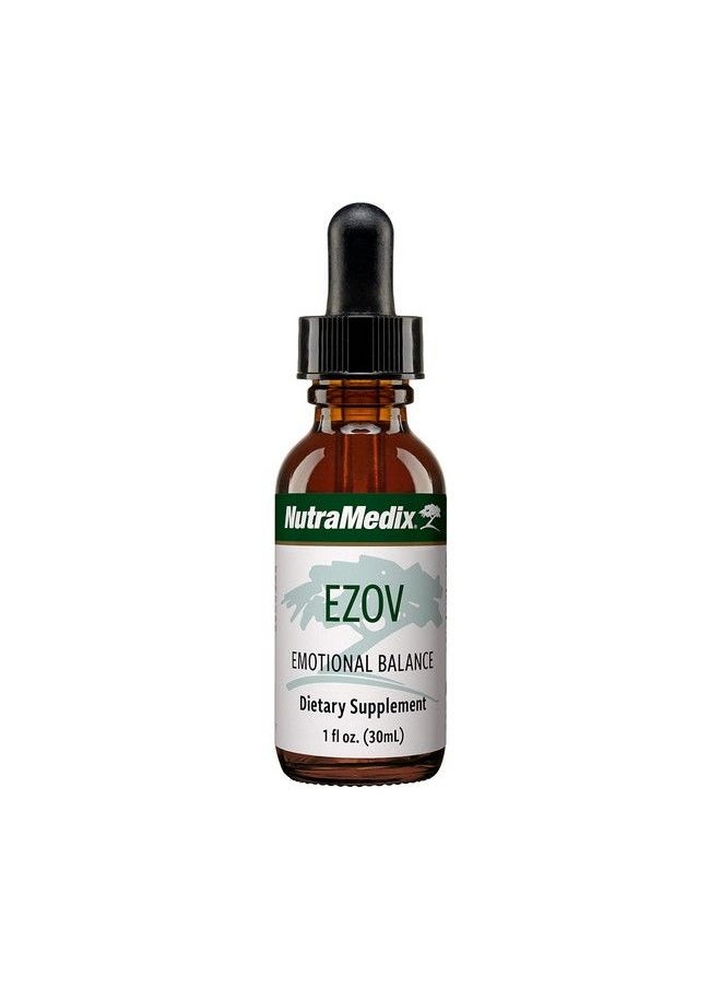 Nutramedix - Hyssop Herbal Drops Gentle Ezov Liquid Supplement Drops For Stress Management Relaxation Antioxidant  Gut Health Liquid Herb Extract For Emotional  Mood Support 1Oz  30Ml - Image 1