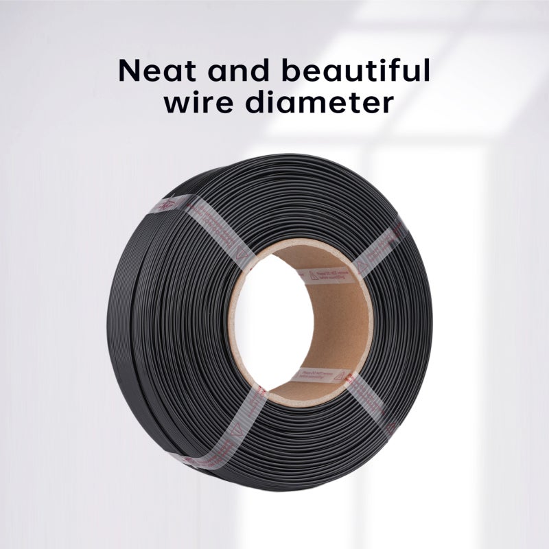PETG Filament 1.75mm 3D Printer Filament 1kg(2.2lbs) Higher Toughness High Speed 500mm/s 3D Printing FilamAent Compatible with Creality, Prusa, ELEGOO, Bambu Lab, AnkerMaker Most of 3D Printers -Black - Image 4