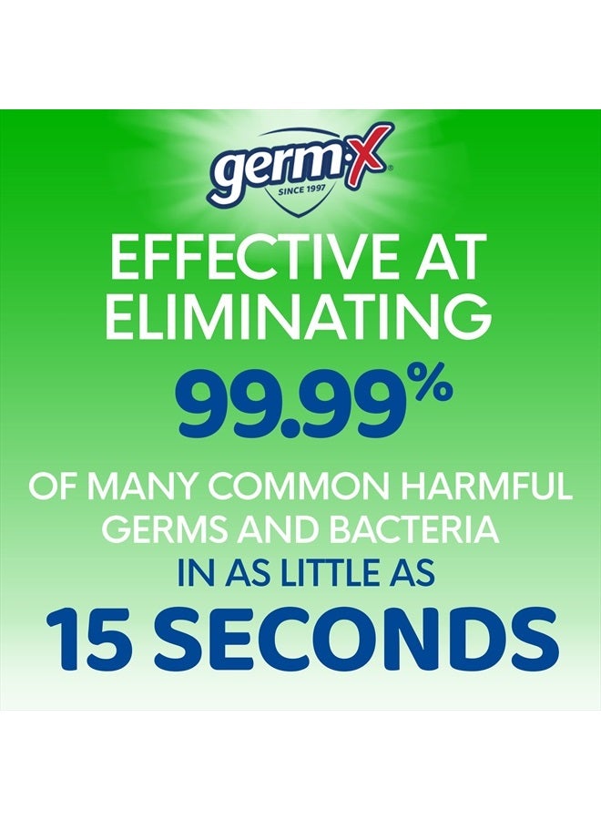 Germ-X Advanced Hand Sanitizer with Aloe and Vitamin E, Non-Drying Moisturizing Gel, Instant and No Rinse Formula, Pump Bottle, 1 Liter  - Image 3