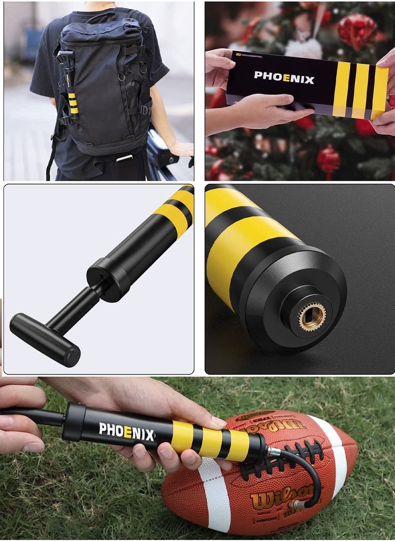 Phoenix Heavy Duty Air Pump For All Kind Of Sports Balls, Swim Inflatables, Inflatable Bed and Sofa, Yoga Balls, Toys, Soccer Ball Air Pump, Air Pump For Football, Basketball Air Pump, Hand Inflator Pump  - Image 2