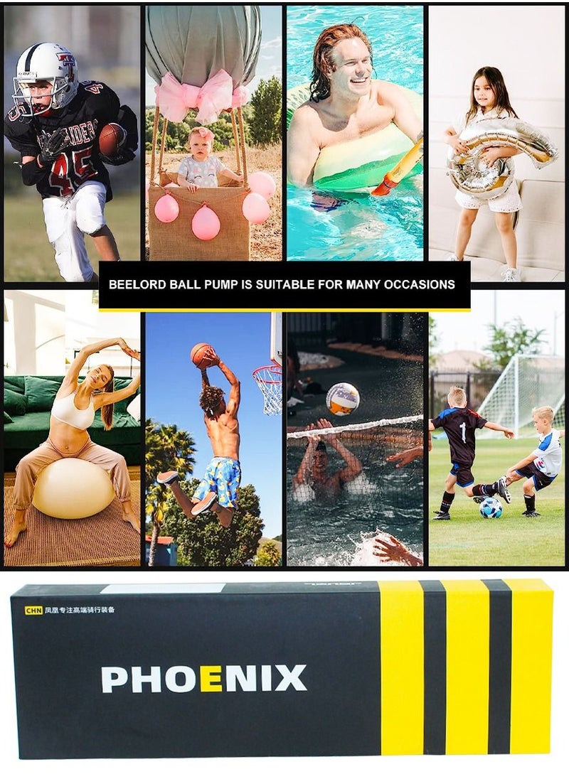 Phoenix Heavy Duty Air Pump For All Kind Of Sports Balls, Swim Inflatables, Inflatable Bed and Sofa, Yoga Balls, Toys, Soccer Ball Air Pump, Air Pump For Football, Basketball Air Pump, Hand Inflator Pump  - Image 5