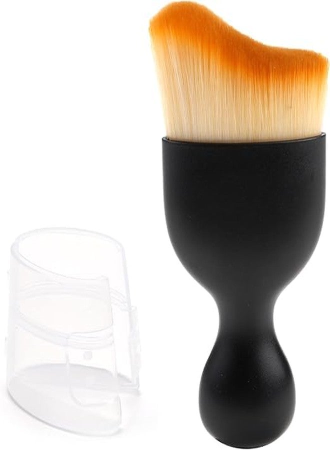SAPRA Foundation Make Up Brush, Multifunctional Blending Soft Synthetic Fiber Arc Brush Multi-purpose Concealer Brush for Flawless Powder Mixing Liquids, Cream or Cosmetics (Pack of 2) - Image 1