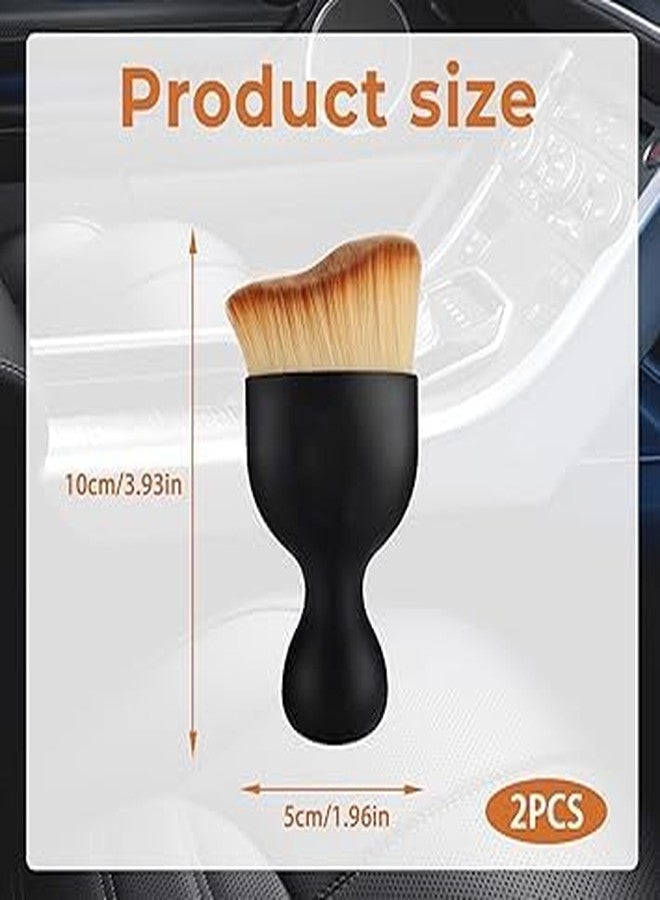 SAPRA Foundation Make Up Brush, Multifunctional Blending Soft Synthetic Fiber Arc Brush Multi-purpose Concealer Brush for Flawless Powder Mixing Liquids, Cream or Cosmetics (Pack of 2) - Image 2