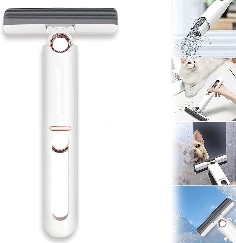 Roktry Modern Portable Self-Squeeze Mini Mop For Floor Cleaning 180° Squeeze Mop,Wet & Dry Use Cleaning for Small Spaces,Desktop,Bathroom Kitchen Tableware Mini Suitable for Household - Image 1