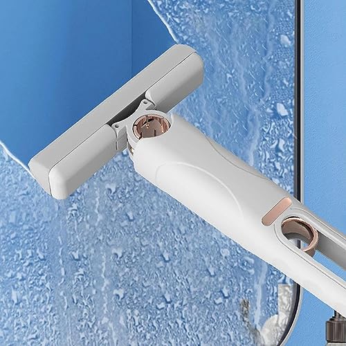 Roktry Modern Portable Self-Squeeze Mini Mop For Floor Cleaning 180° Squeeze Mop,Wet & Dry Use Cleaning for Small Spaces,Desktop,Bathroom Kitchen Tableware Mini Suitable for Household - Image 2