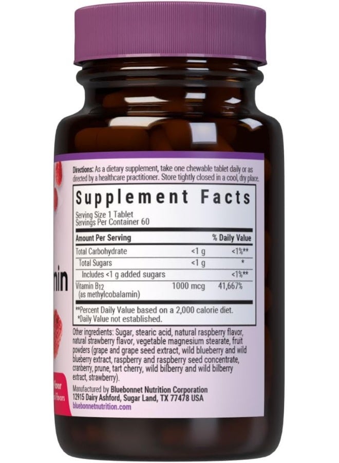 Bluebonnet Methylcobalamin Chewable Tablets for Adults - Image 2