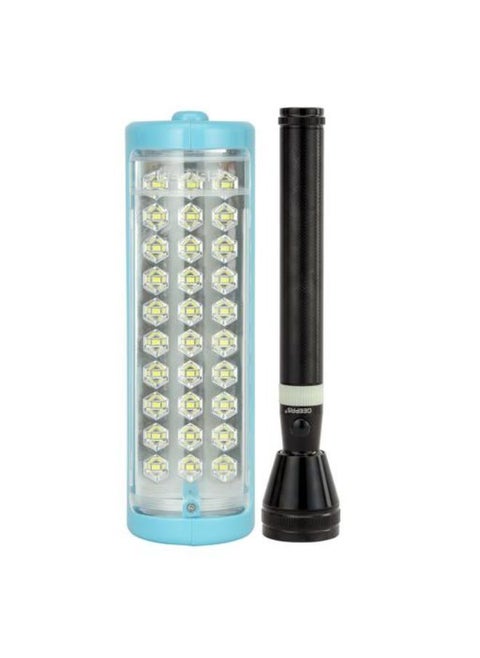 Rechargeable LED Lantern & Flashlight Combo - Portable, Lightweight, Energy Efficient