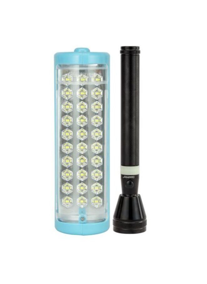 GEEPAS Rechargeable LED Lantern & Flashlight Combo - Portable, Lightweight, Energy Efficient  - Image 1