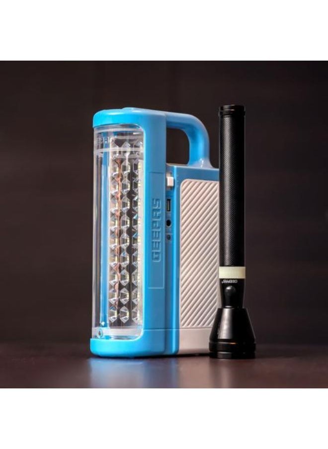 GEEPAS Rechargeable LED Lantern & Flashlight Combo - Portable, Lightweight, Energy Efficient  - Image 2