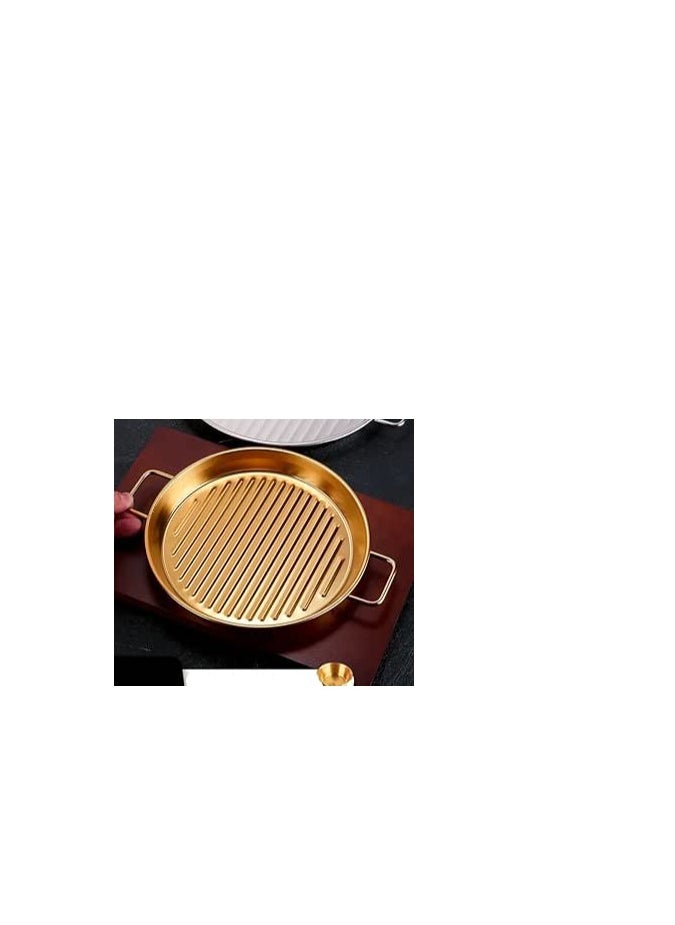 Generic Stainless Steel Pizza Tray – Ideal for Grilling, Serving Pizza, Baking Pancakes, Cooking, and Cookware Set (24 cm)  - Image 2