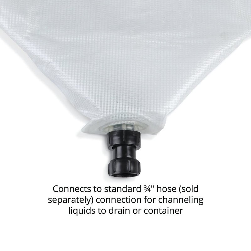 PIG New Pig Corporation TLS462 PVC/Polyester Square Roof Leak Diverter - Image 5
