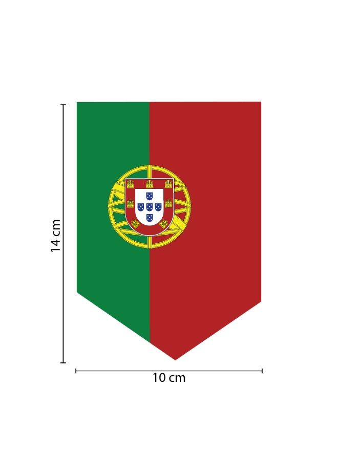 ThePartyPopper Portugal Soccer World Cup 2022 Flag - Image 2