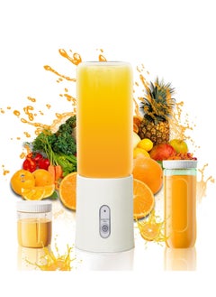 Aideli USB Rechargeable Blender With Juicer Cup 400 ml  White/Clear  - Image 1