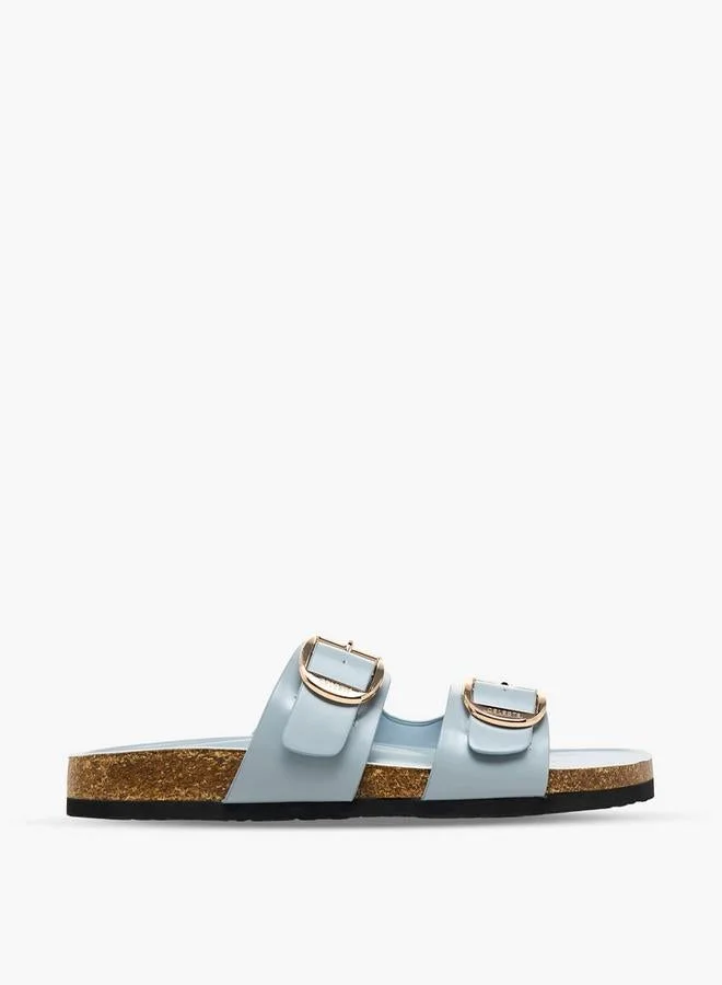 سيليست Women Buckle Detail Slide Sandals