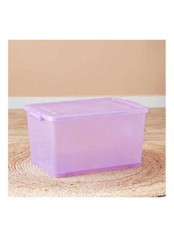 Home Box Rolling Storage Boxwith Wheels and Lid 55 Liter - Image 1