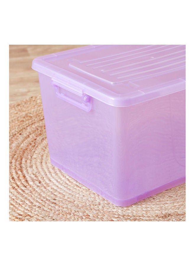 Home Box Rolling Storage Boxwith Wheels and Lid 55 Liter - Image 3