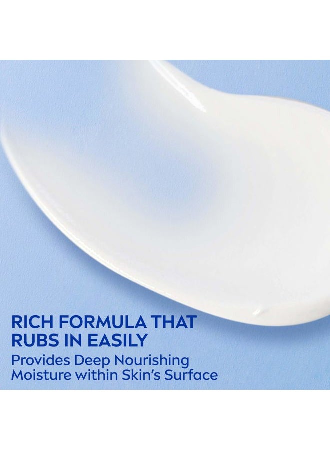 Nivea Essentially Enriched Body Cream, Moisturizing Cream for Dry and Very Dry Skin, Enriched with Deep Nourishing Serum and Almond Oil 13.5 Oz Jar - Image 3
