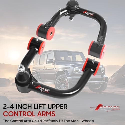 Autoptzxd 24 Lift Upper Control Arms for Toyota 4 RunnerFJ CruiserLand Cruiser Prado Suspension Front Control Arm for Lexus GX 20052024 LX 570 20072024 Adjustable Front Steel Tubular - Image 3