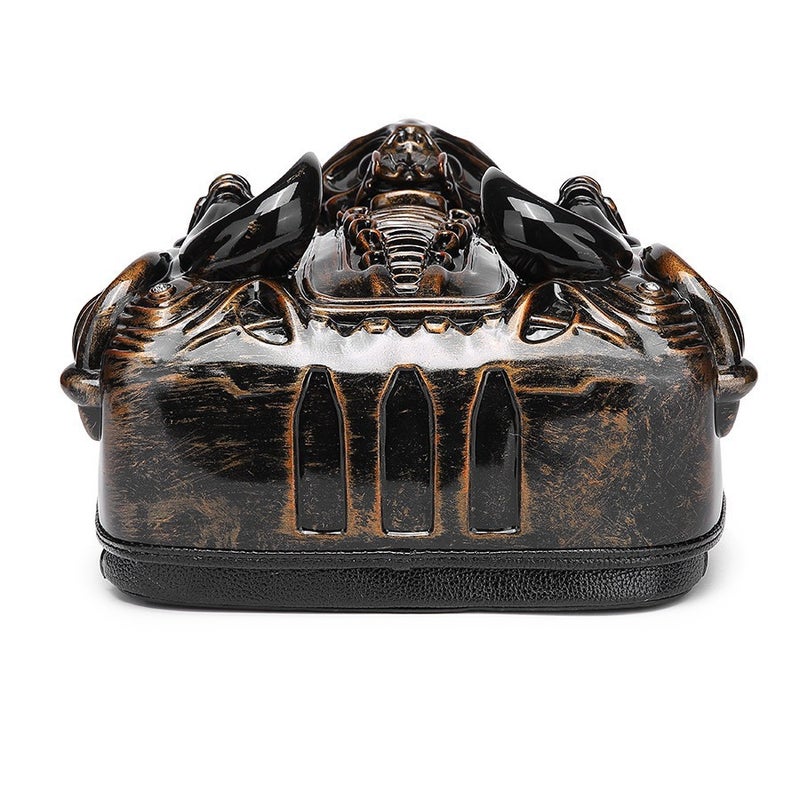 Y2K Fashion Unique Alien Backpack Personalized Predator Street Punk Unisex Backpack - Image 5