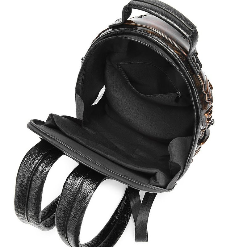 Y2K Fashion Unique Alien Backpack Personalized Predator Street Punk Unisex Backpack - Image 4