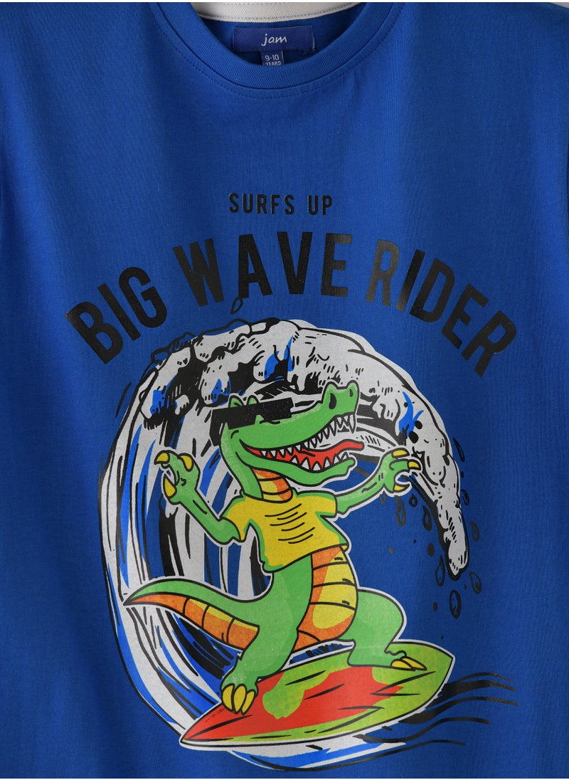 JAM Playful Prints & Comfy Cotton: Boys' Short-Sleeve Tees for Spring & Summer  - Image 3