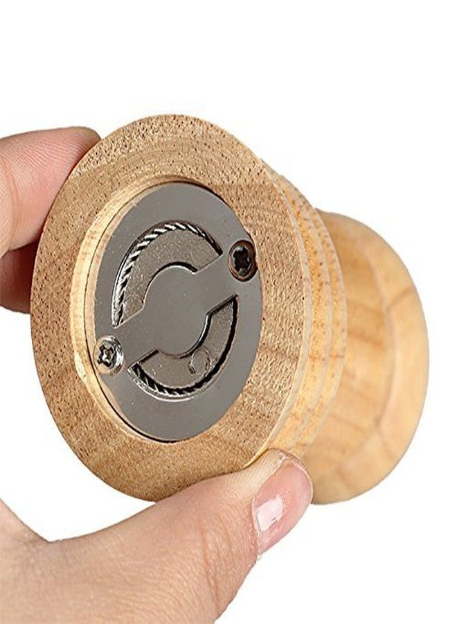 Skyzone Wooden Salt Pepper Grinder Mill Spice Seasoning Mills with Strong Adjustable Ceramic Grinder - Image 4