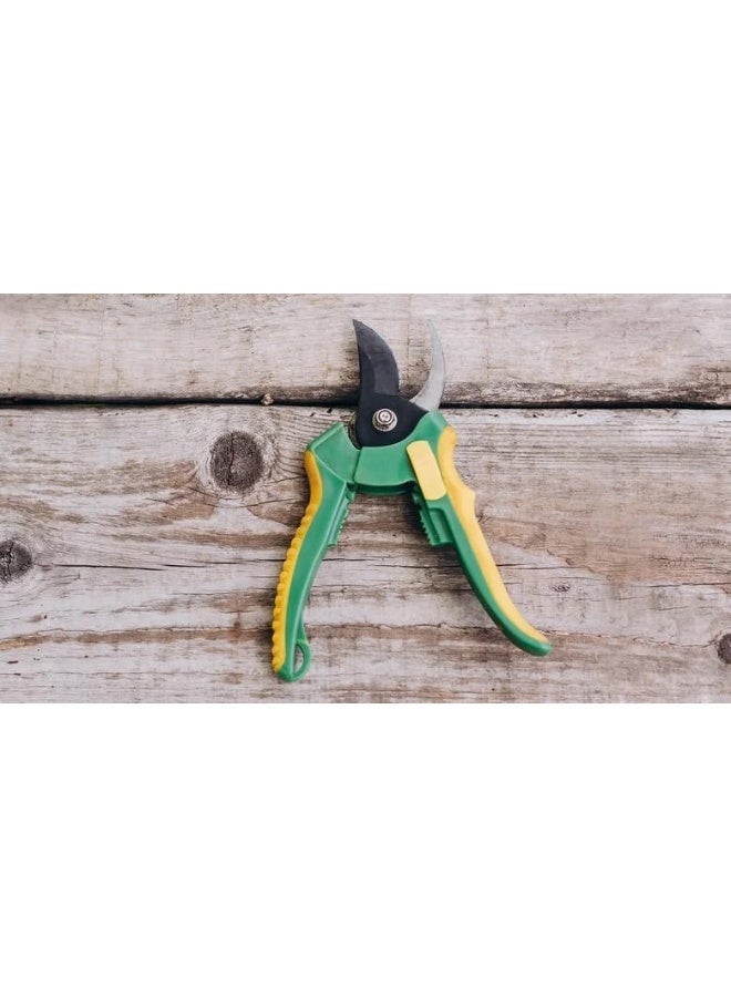 Poaker Pruning Shears Heavy Duty Garden Scissors With Soft Grip Handle Shock Absorber And Cushion Design For Effortless Cutting  - Image 3