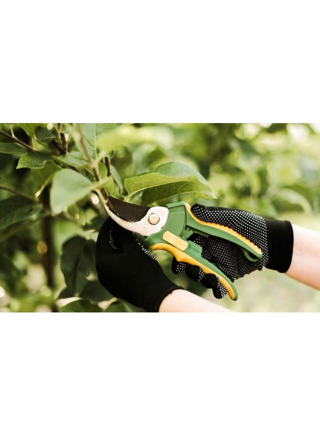 Poaker Pruning Shears Heavy Duty Garden Scissors With Soft Grip Handle Shock Absorber And Cushion Design For Effortless Cutting  - Image 4