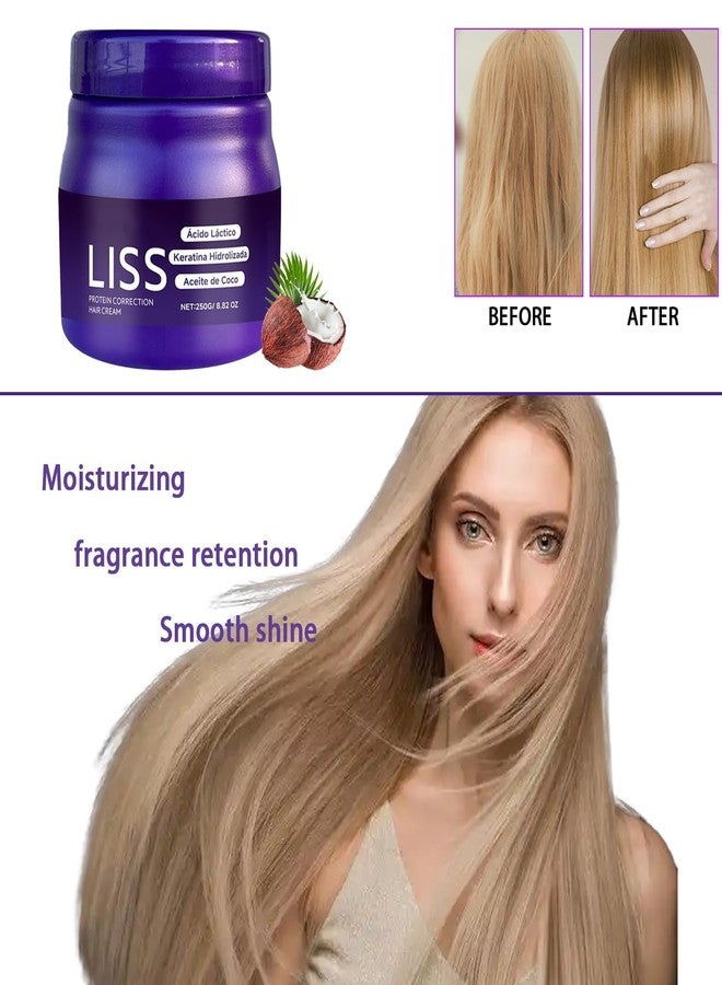 Aiwejay Liss Alisado, Crema Alisadora- Formaldehyde-Free Protein Treatment for Silky Frizz-Free Hair - Image 3