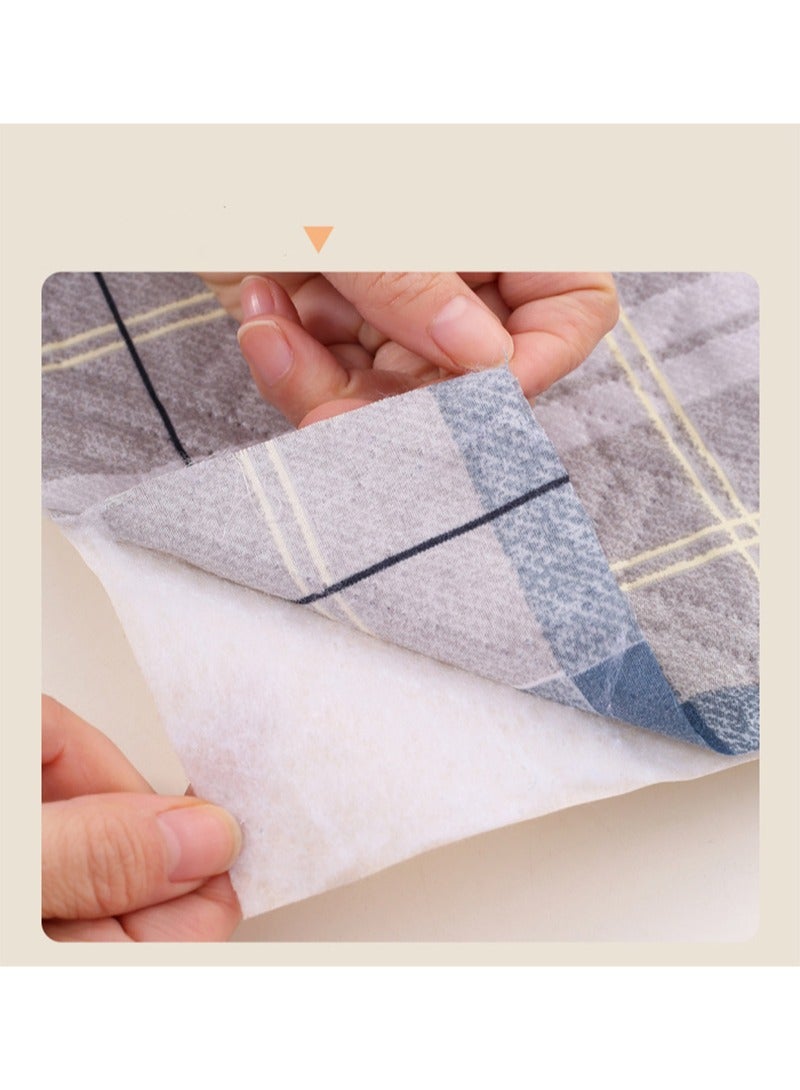Aikanbo Incontinence Pads For Men And Women，Incontinence Mattresses, ，Washable And Reusable Anti-Bedwetting Waterproof Mattress Protectors，Adult Incontinence Non-Slip Mattresses (Gray Plaid，100*150cm) - Image 5