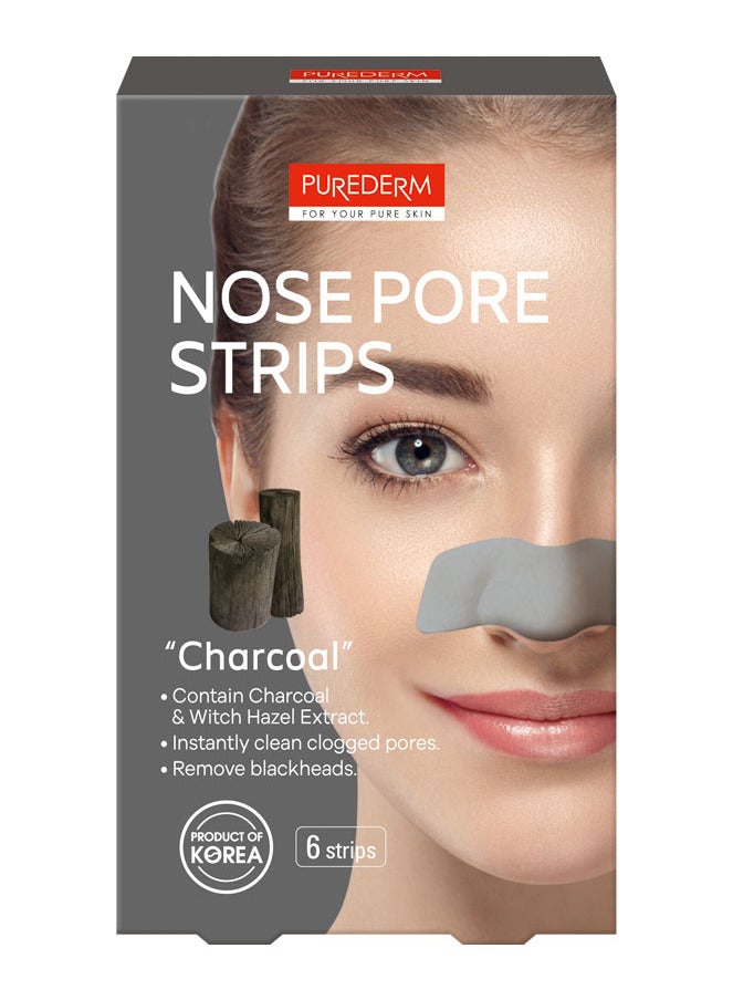PUREDERM Nose pore strips-Charcoal - Image 1