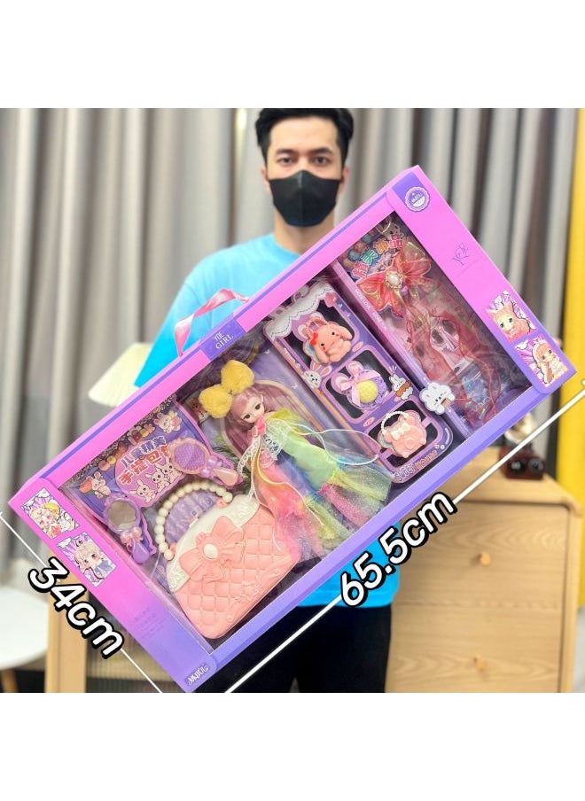 Generic - Barbie Doll Gift Box Set Artificial Princess Girl Kidsren's Toys Institution Enrollment Gift Free Shipping-Color:125-208 Deep Sea Beauty Doll [random Color - Image 1