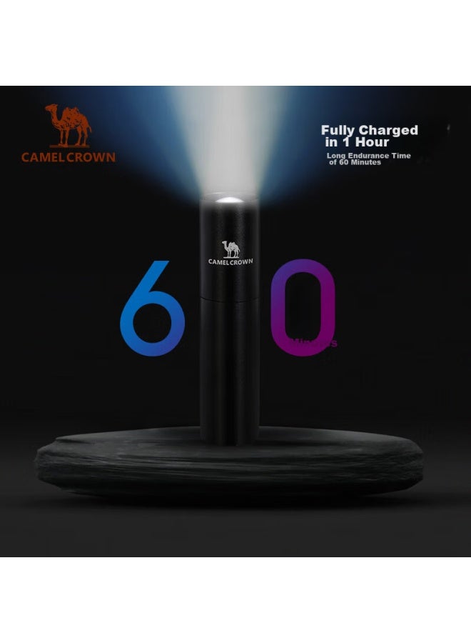 Cameljeans Mini Portable Flashlight, High Brightness, For Outdoor, Home Use, Children, Rechargeable, Cat Toy - Image 2