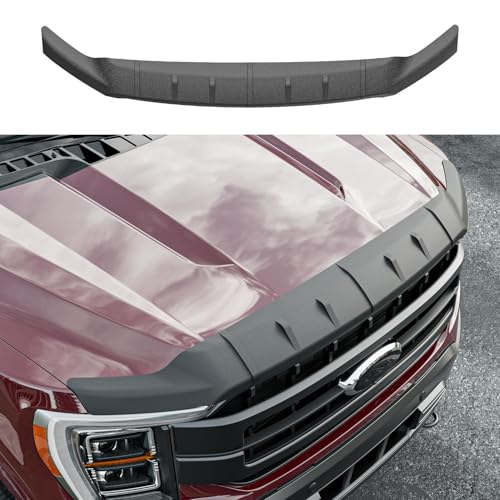 Xipoo Hood Protector Compatible with 2021-2025 Ford F-150 Hood Shield TPE Front Shield Deflector Replacement for 2021 2022 2023 2024 2025 Ford F150 Accessories - Image 1