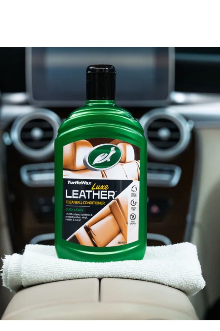 TURTLE Luxe Leather Cleaner & Conditioner QUICH & EASY 500ML - Image 5